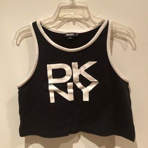 DKNY Logo Crop Top